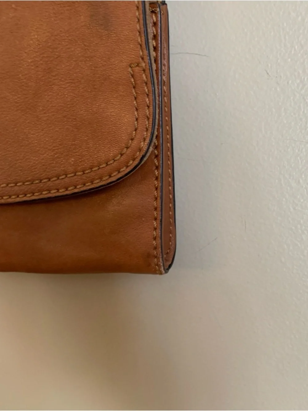 frye crossbody purse handbag leather Tan Mini - Picture 4 of 11